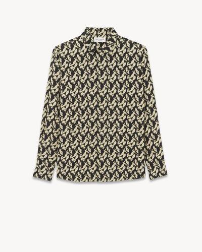 SHIRT IN VISCOSE AND SILK | Saint Laurent | YSL.com