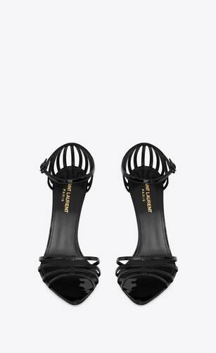 MILENA sandals in patent leather | Saint Laurent | YSL.com