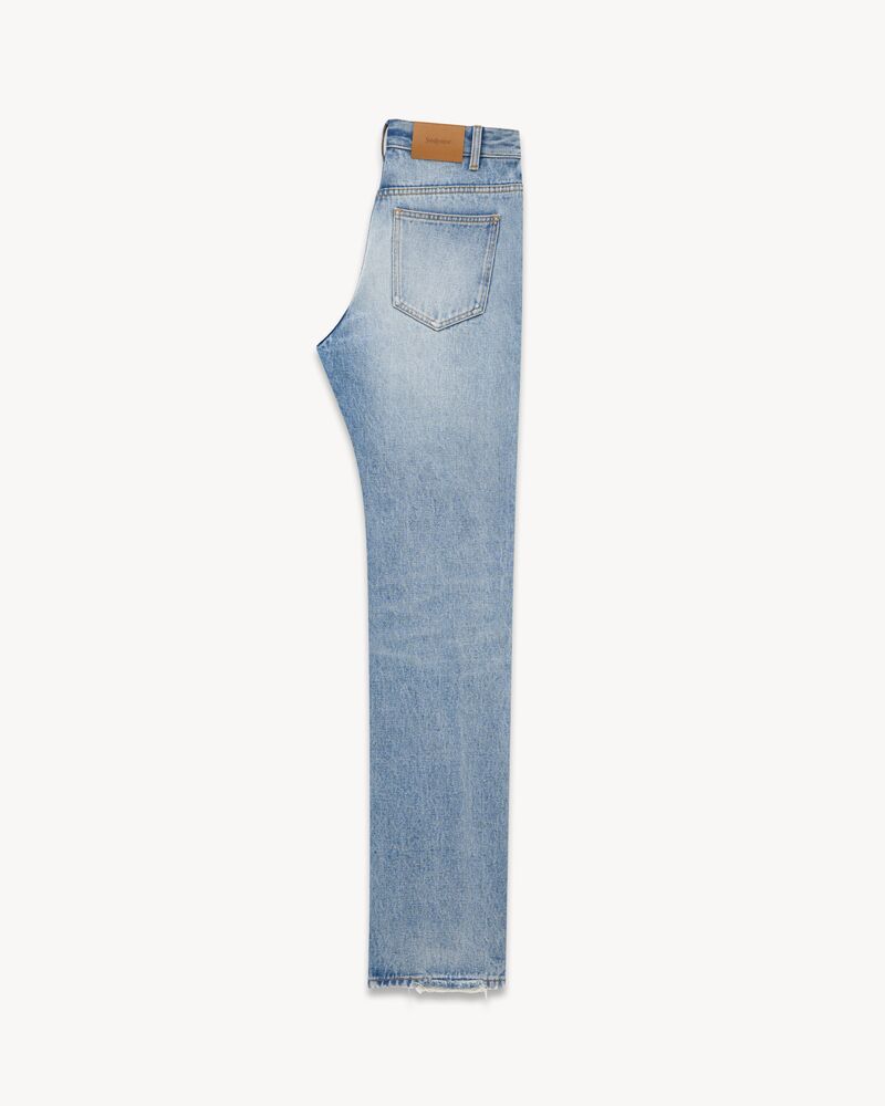 Nico Low-Rise Jeans in Sicily Blue Denim