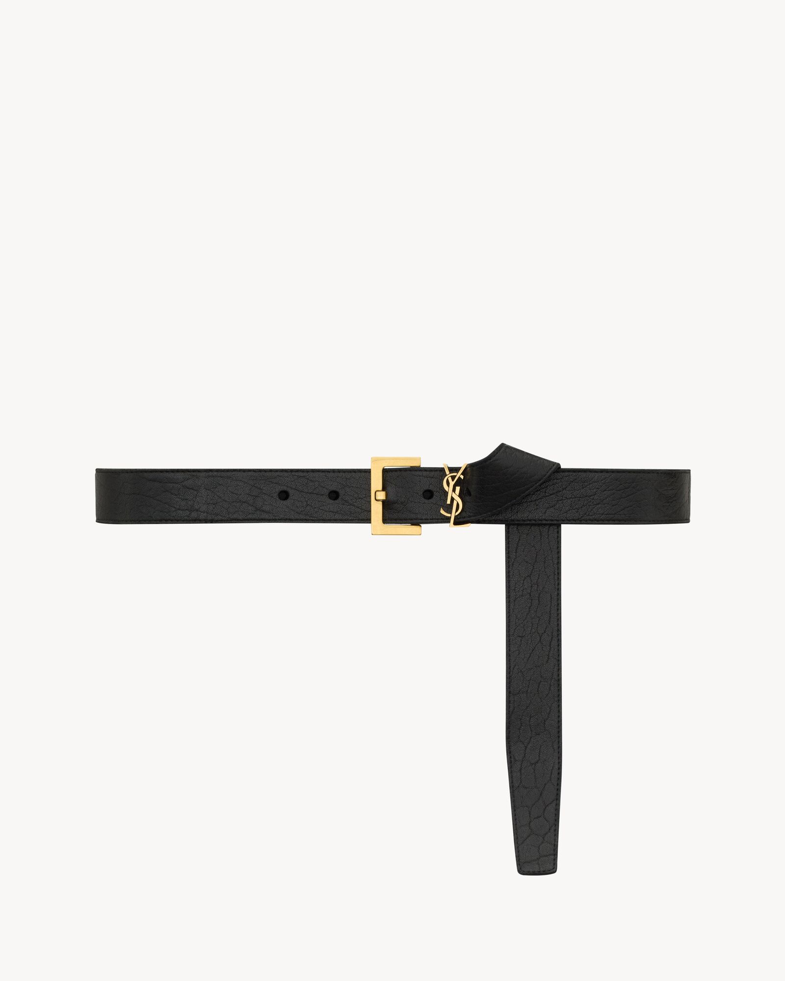 CASSANDRE belt in grained lambskin | Saint Laurent | YSL.com