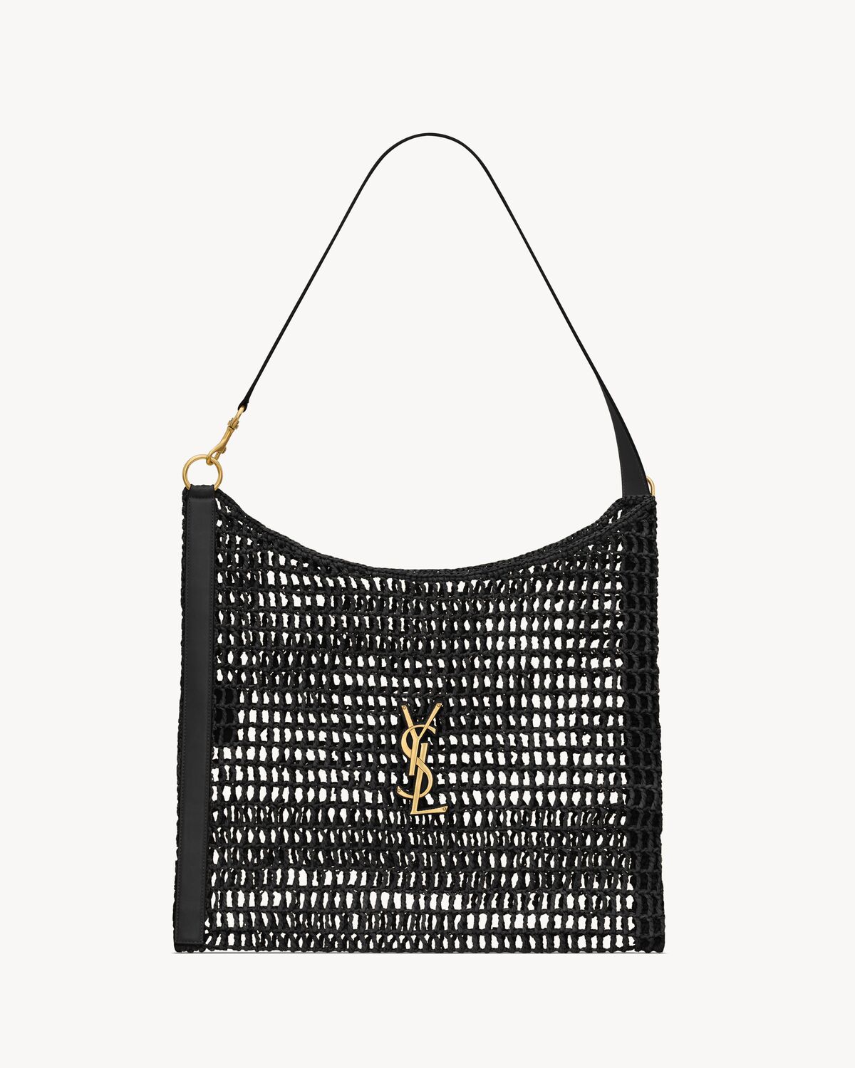 Bolso de hombro Oxalis de macramé de rafia