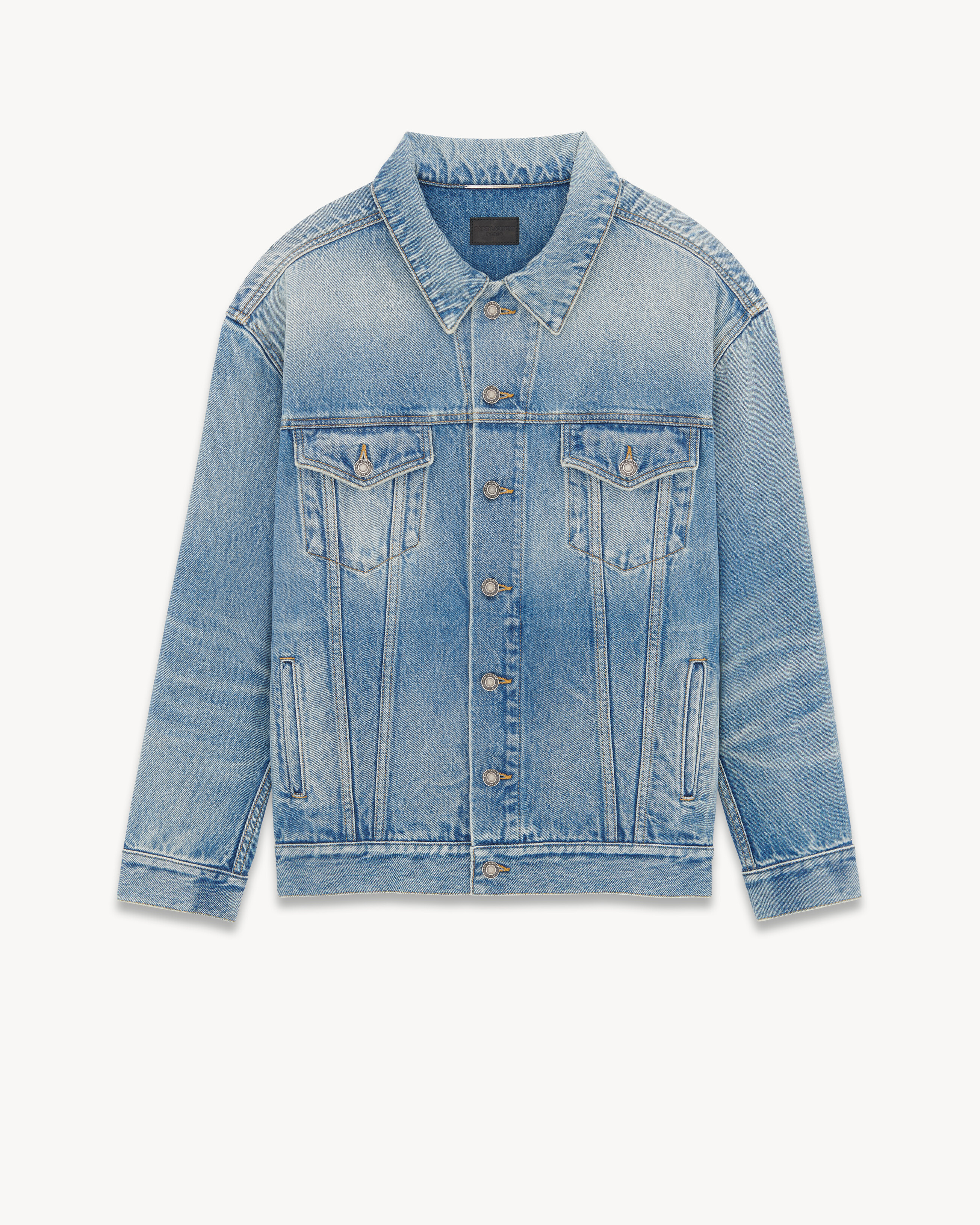 Saint laurent jeans on sale jacket