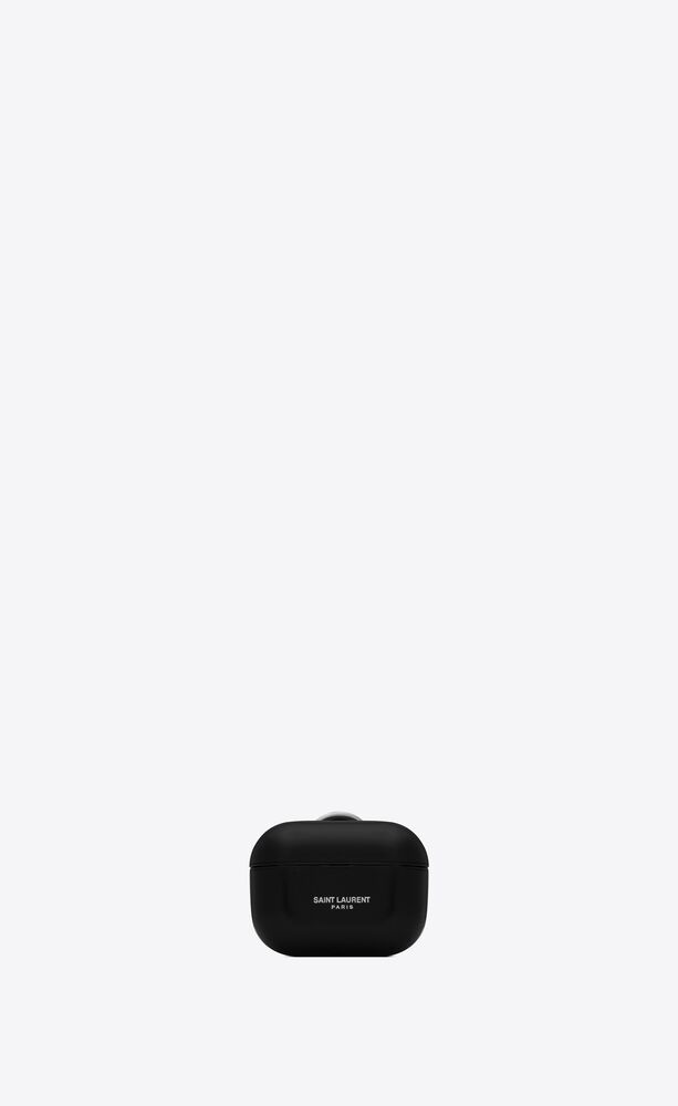 SAINT LAURENT PARIS airpods pro case cover in smooth leather ...