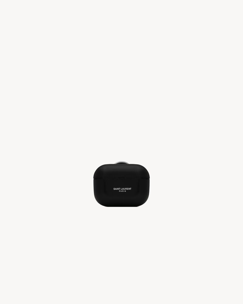 saint laurent paris airpods pro case cover in smooth leather