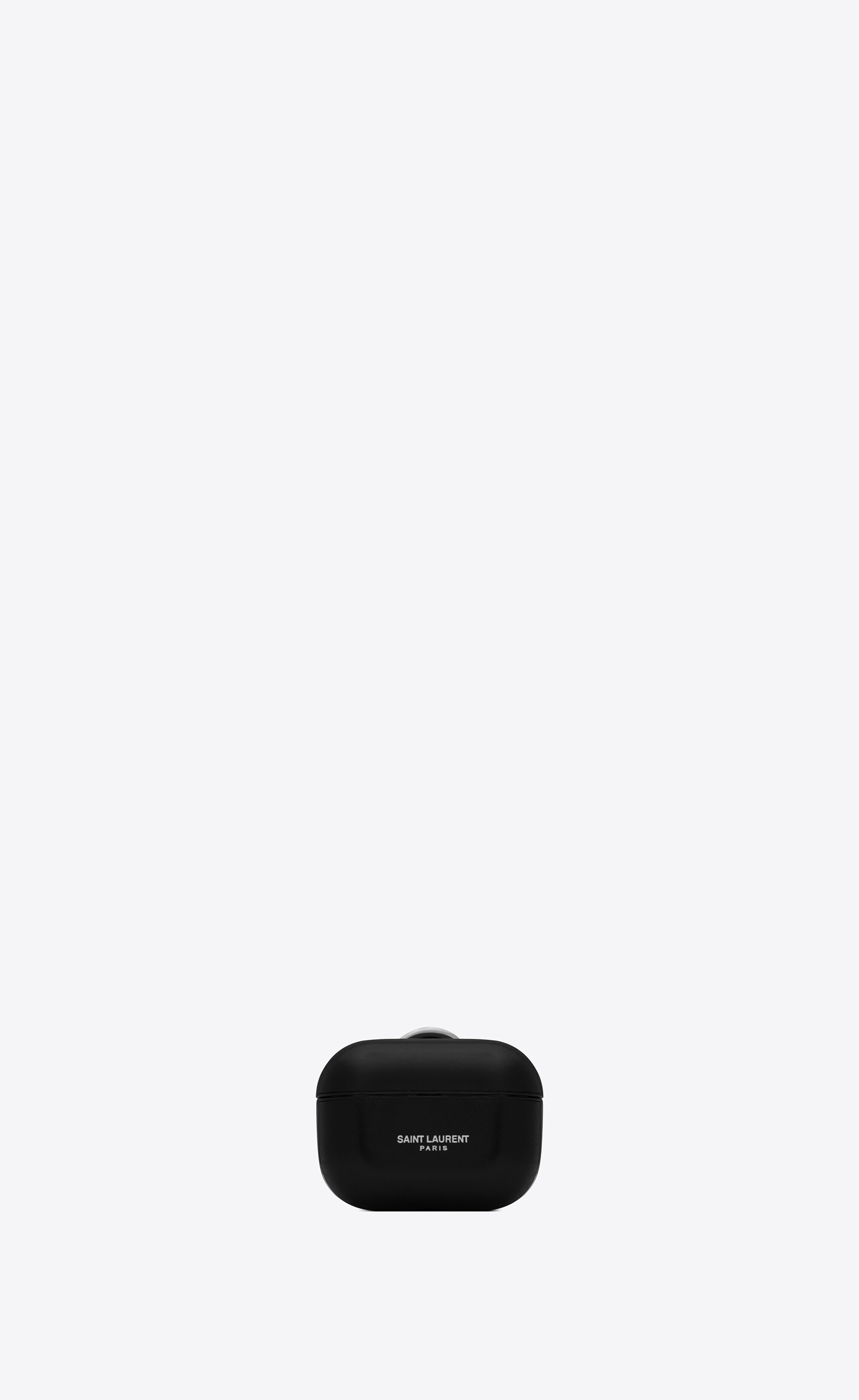 Saint Laurent logo-print Leather AirPods Pro Case - Men - Black