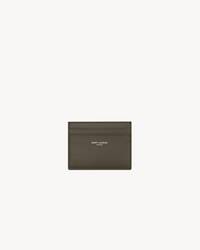 SAINT LAURENT PARIS card case in smooth leather