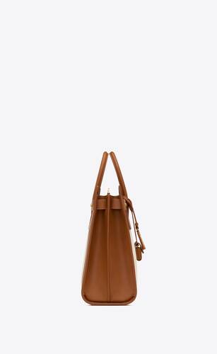 sac de jour thin large in canvas and leather