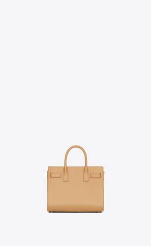 SAINT LAURENT: Sac De Jour bag in leather - Yellow  Saint Laurent handbag  392035AABGT online at