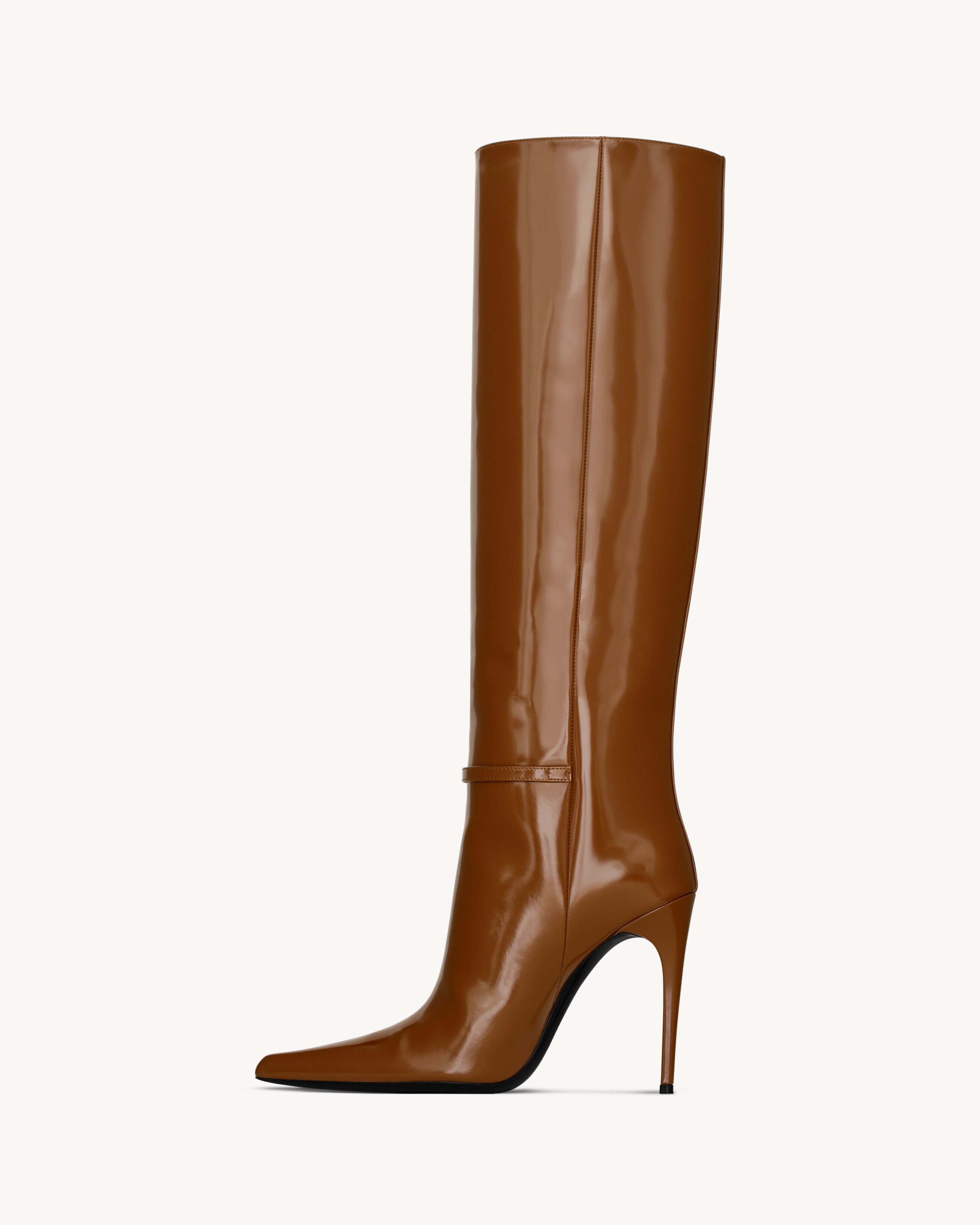 VENDOME boots in glazed leather