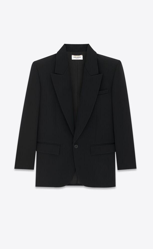 Jacket in grain de poudre | Saint Laurent | YSL.com