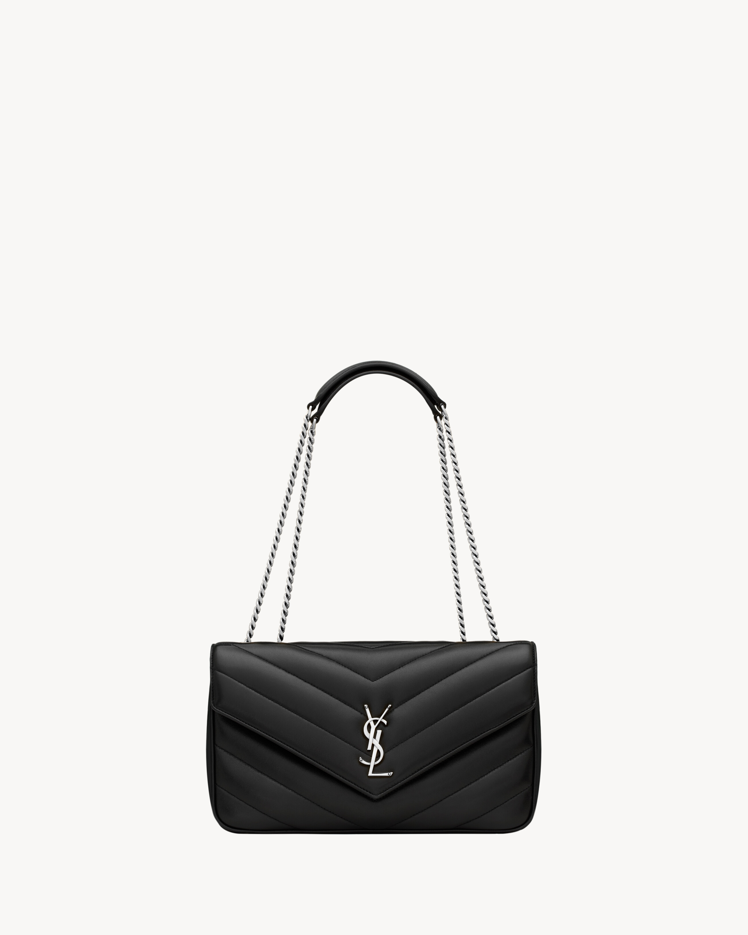 LOULOU medium in MATELASSÉ lambskin