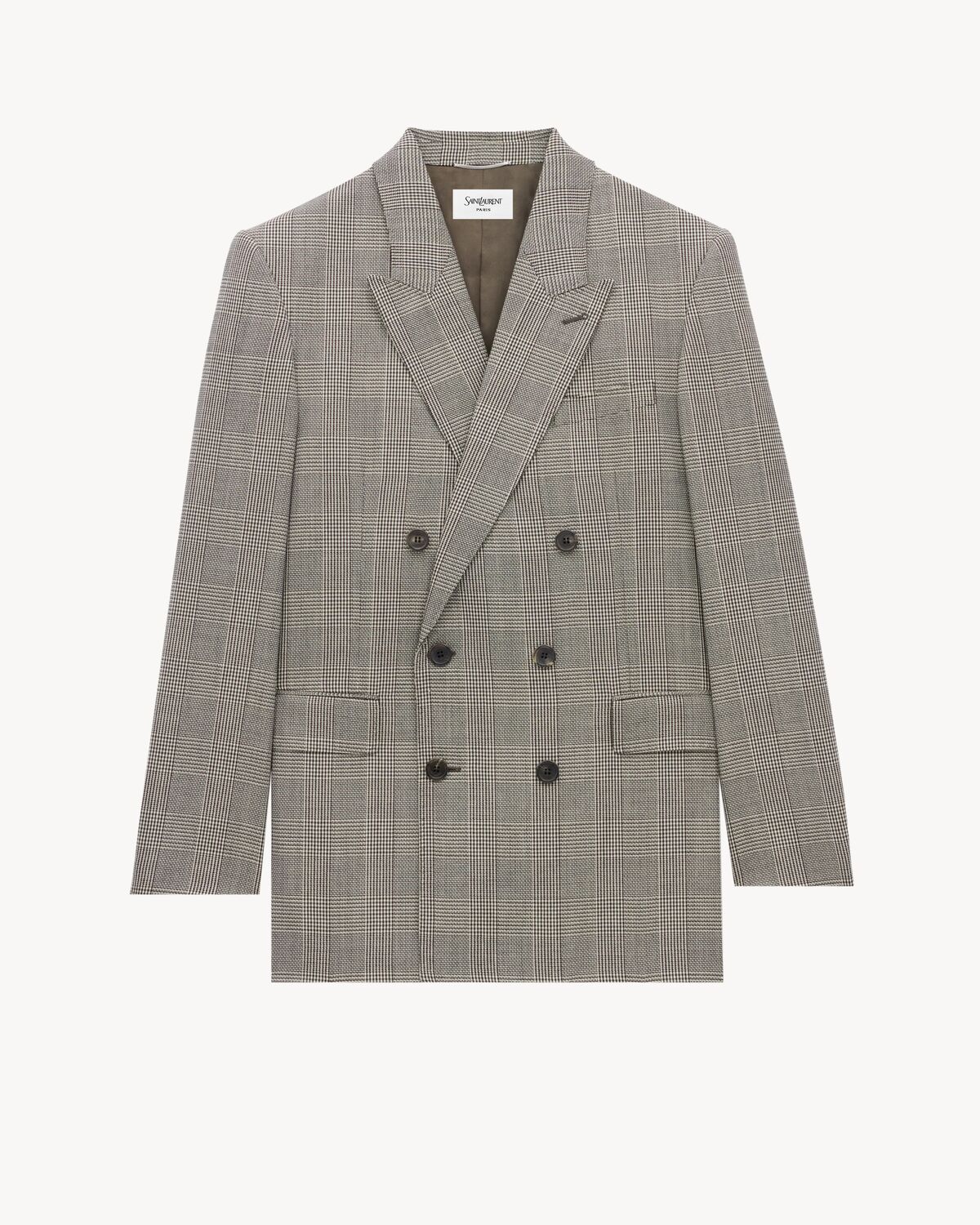 jacket in prince of wales wool