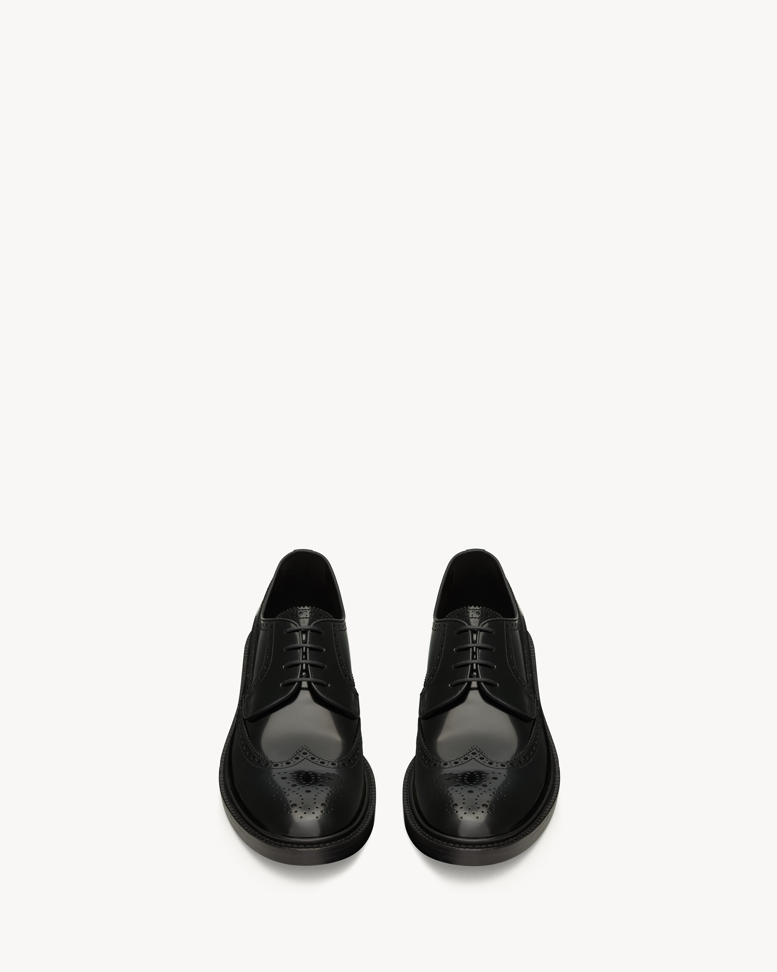 ANTOINE derbies in glazed leather