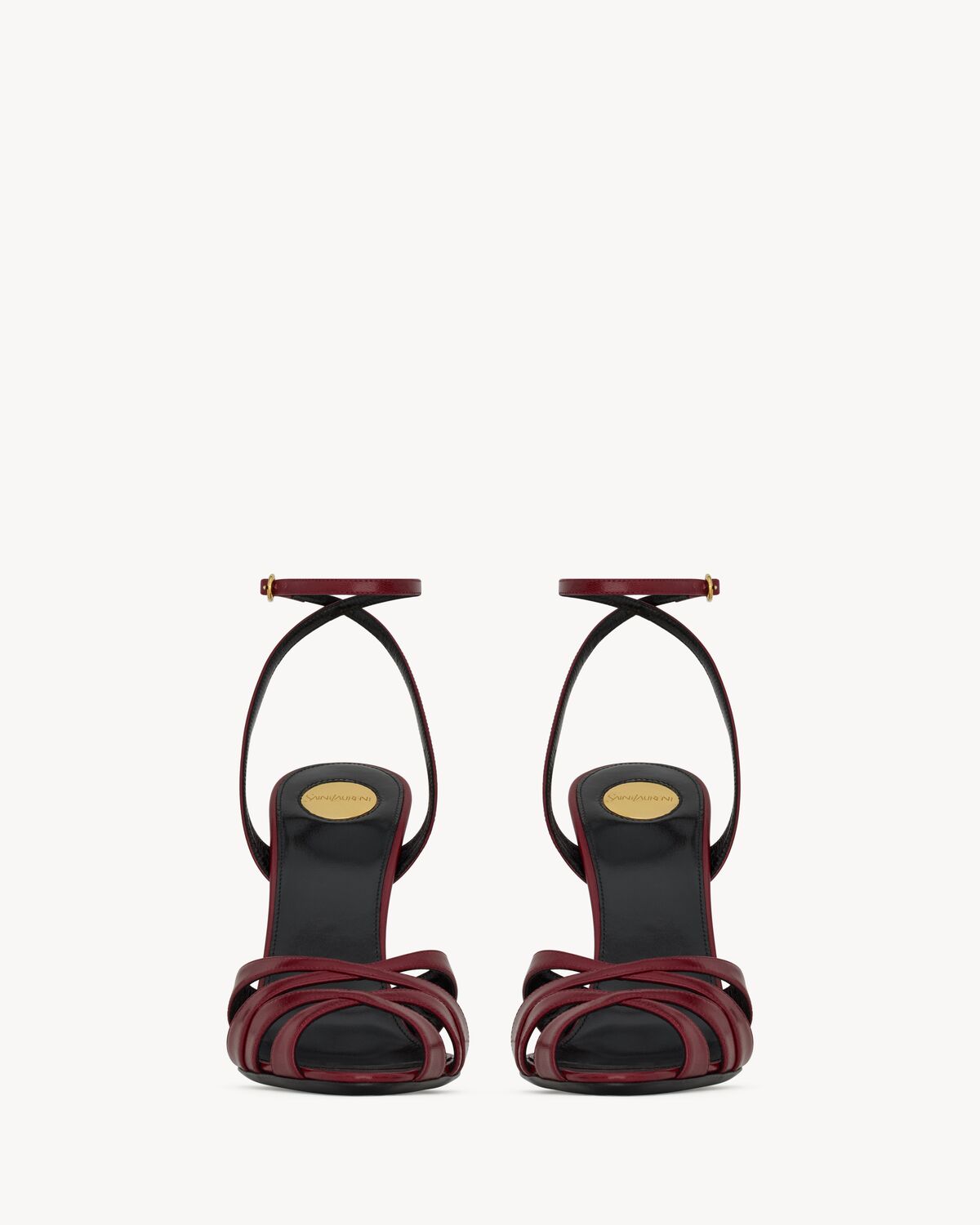 chandelle sandals in smooth leather
