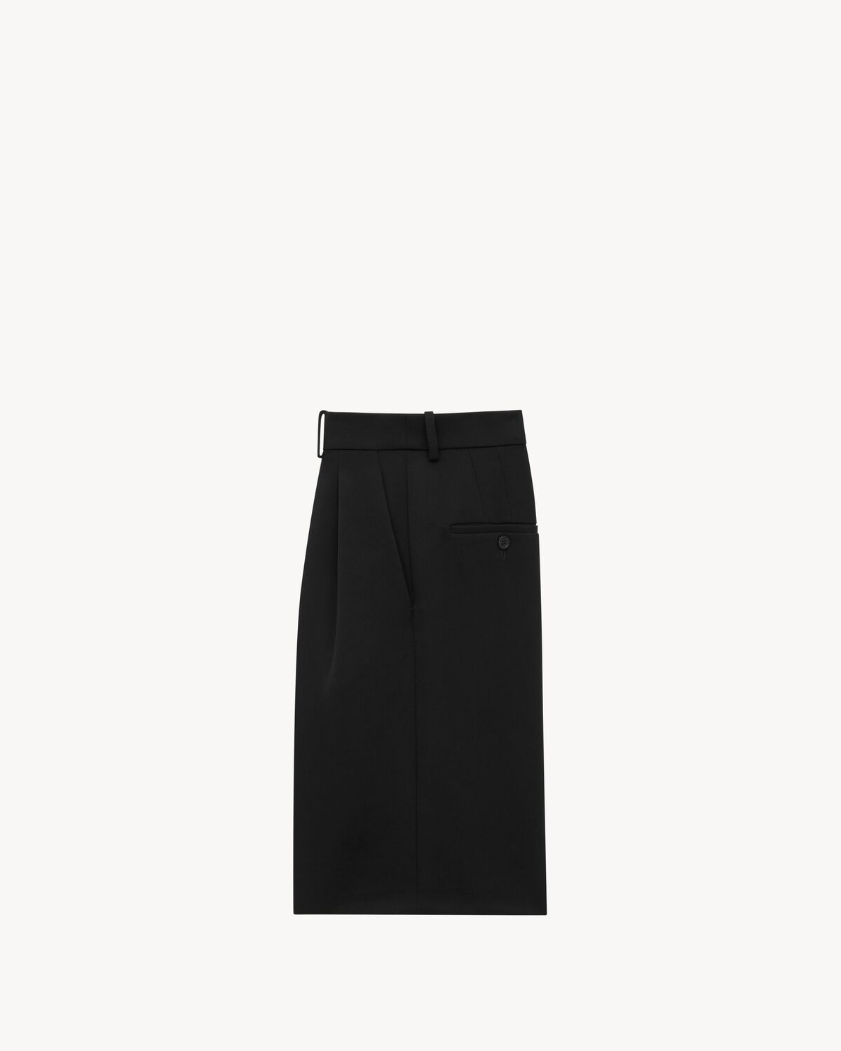 bermuda shorts in grain de poudre