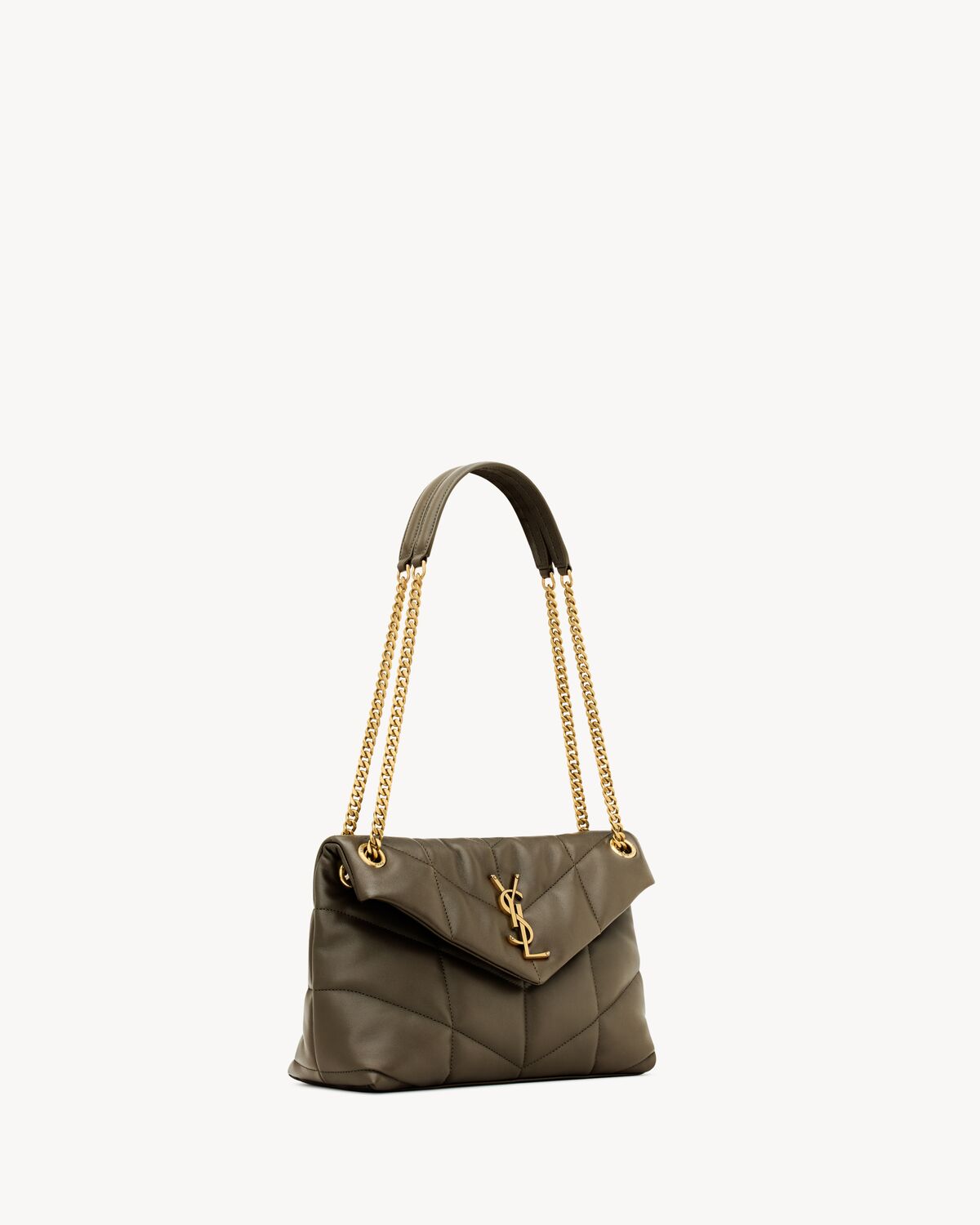 생로랑 나파 가죽 퍼퍼 스몰 숄더백 5774761EL073212