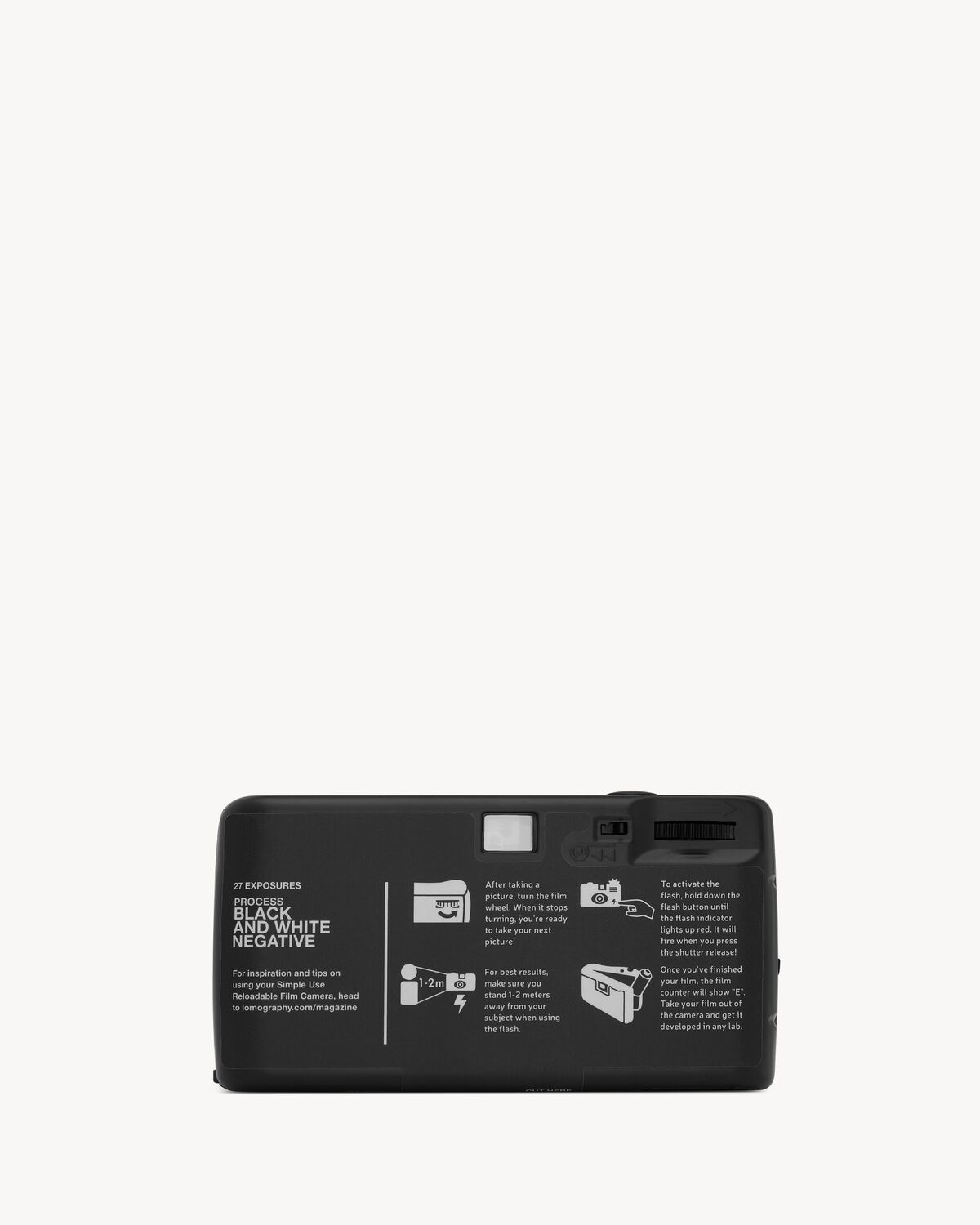 Lomography Reloadable camera in Black | Saint Laurent | YSL US