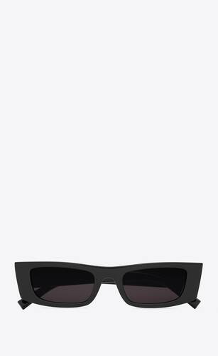 Womens Sunglasses Saint Laurent Sunglasses - Save 39% Black Saint Laurent Saint Laurent Metal Sunglasses in Black Black Grey 