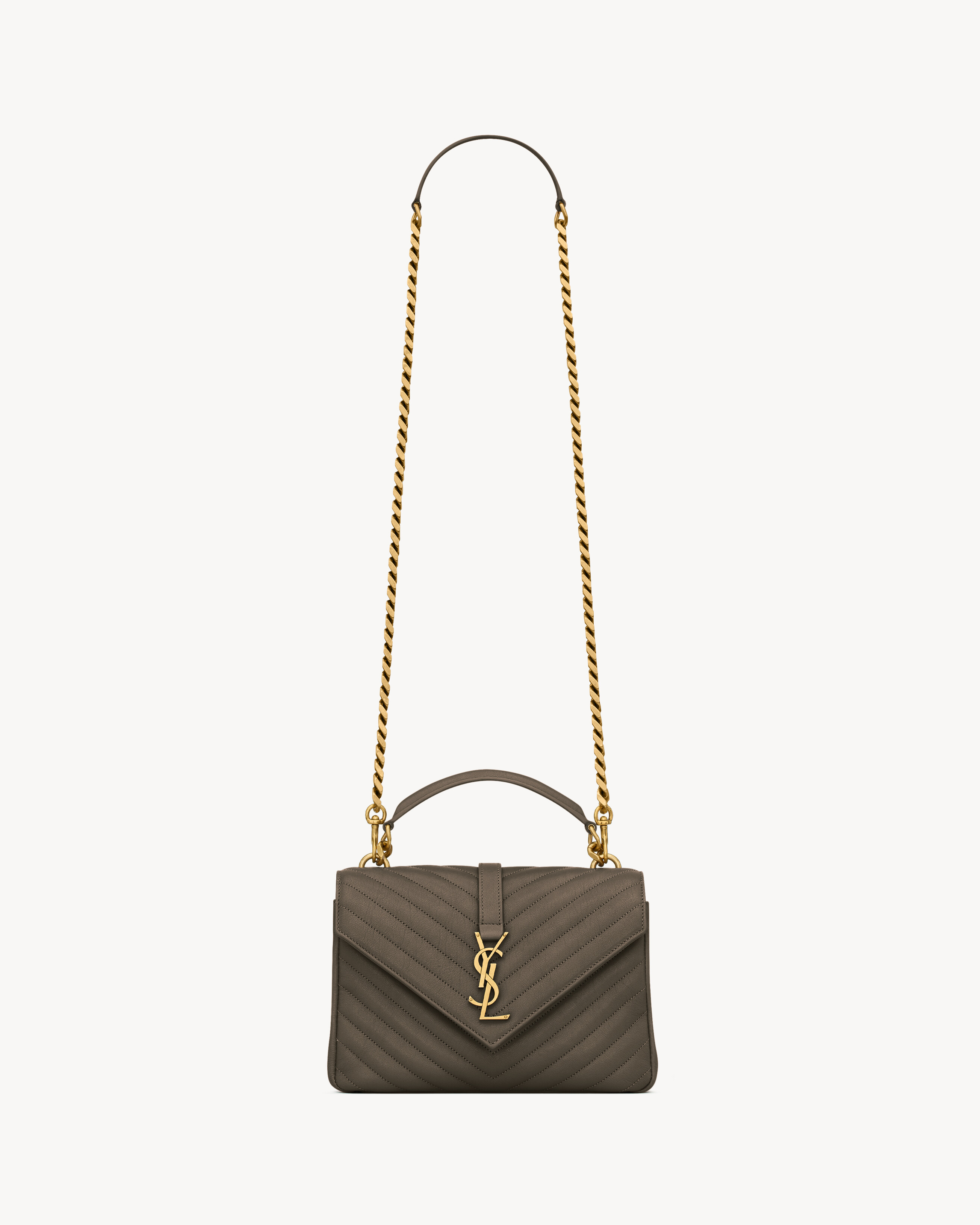 COLLEGE MEDIUM IN QUILTED LEATHER