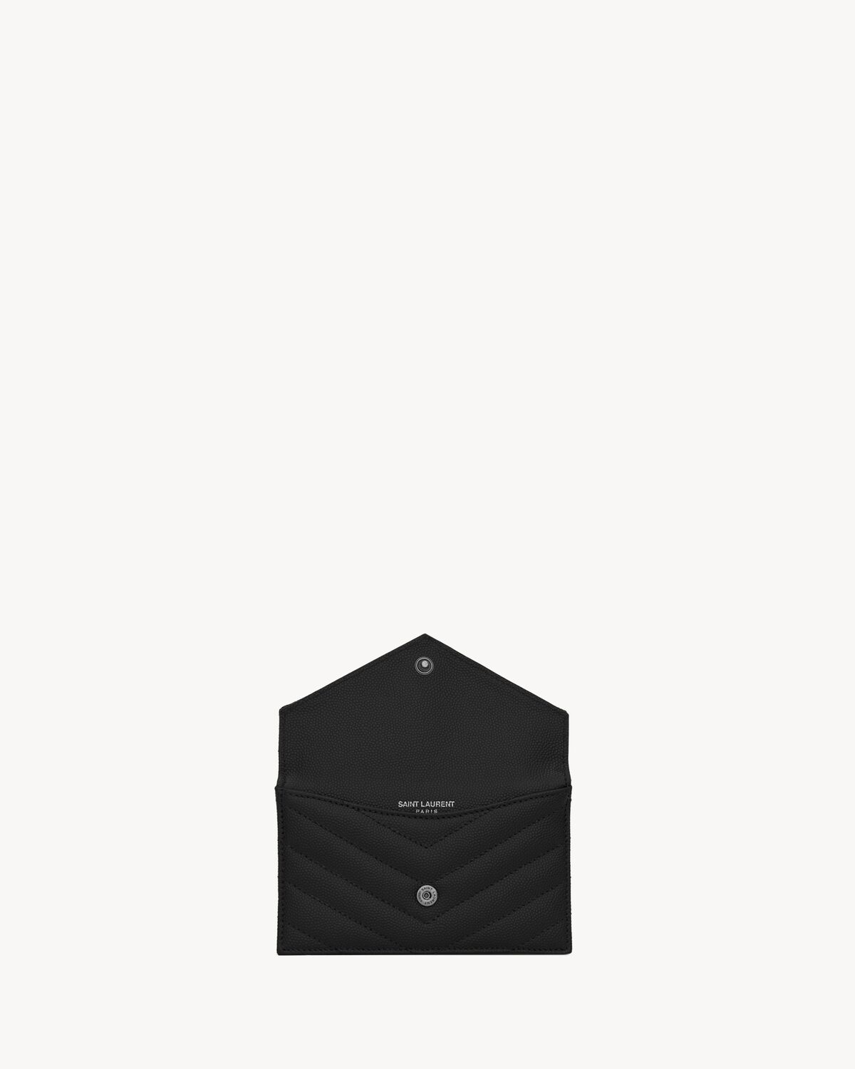 생로랑 그랭 드 푸드르 가죽 카산드라 마테라쎄 프래그먼트 플랩 카드 케이스 612808BOW081000