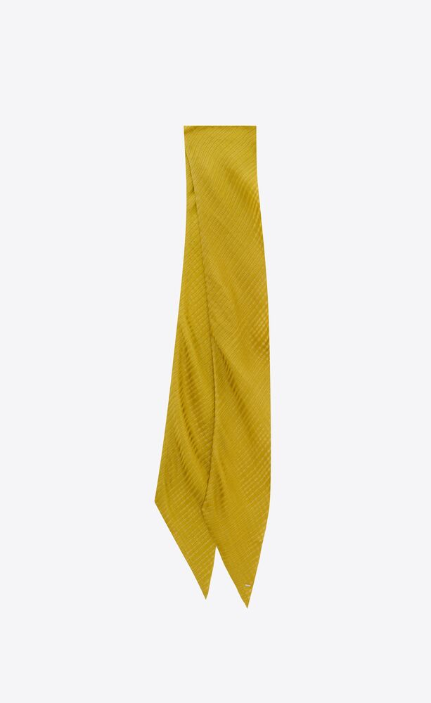 lavallière in silk and jacquard
