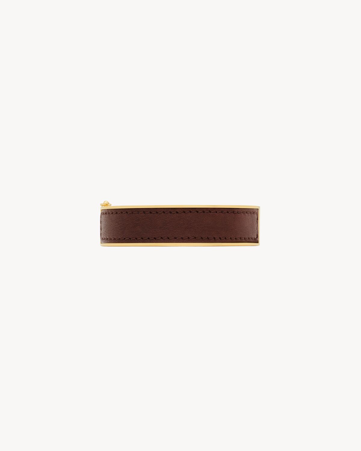 CASSANDRE bracelet in metal and leather