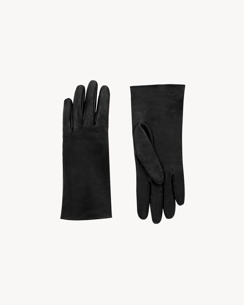 CASSANDRE HANDSCHUHE AUS LEDER UND SEIDE