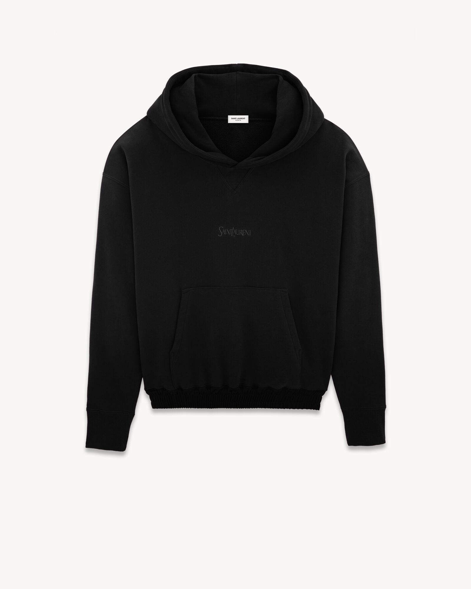 Saint laurent black sweatshirt on sale