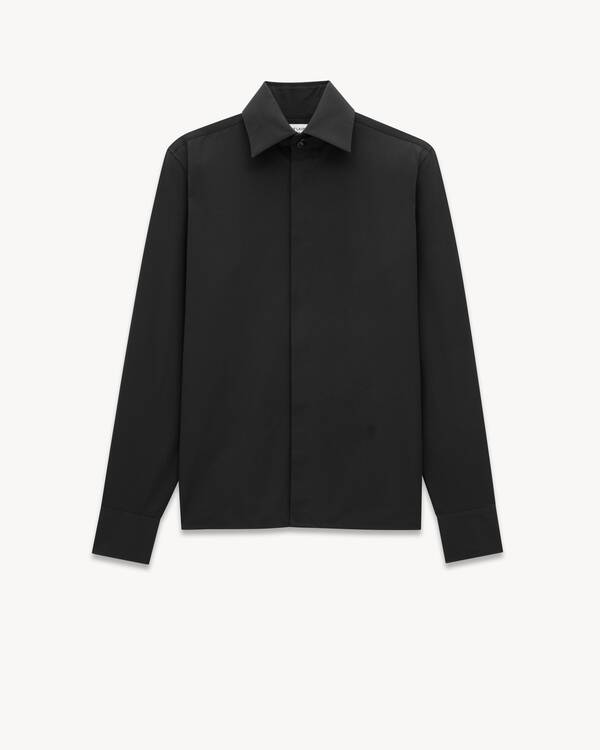 カサンドラ シャツ（ストライプコットンポプリン） | Saint Laurent