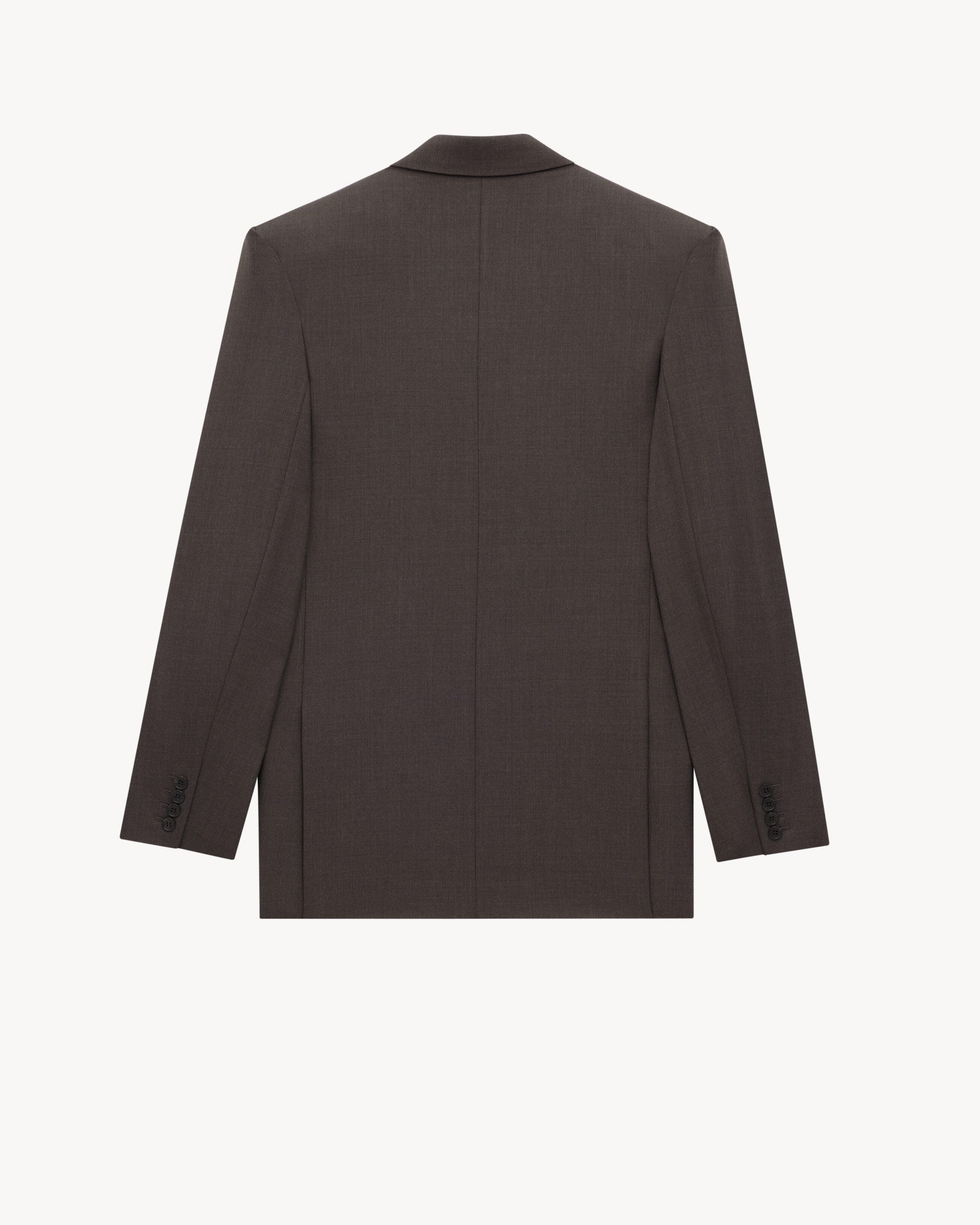blazer em lã chiné