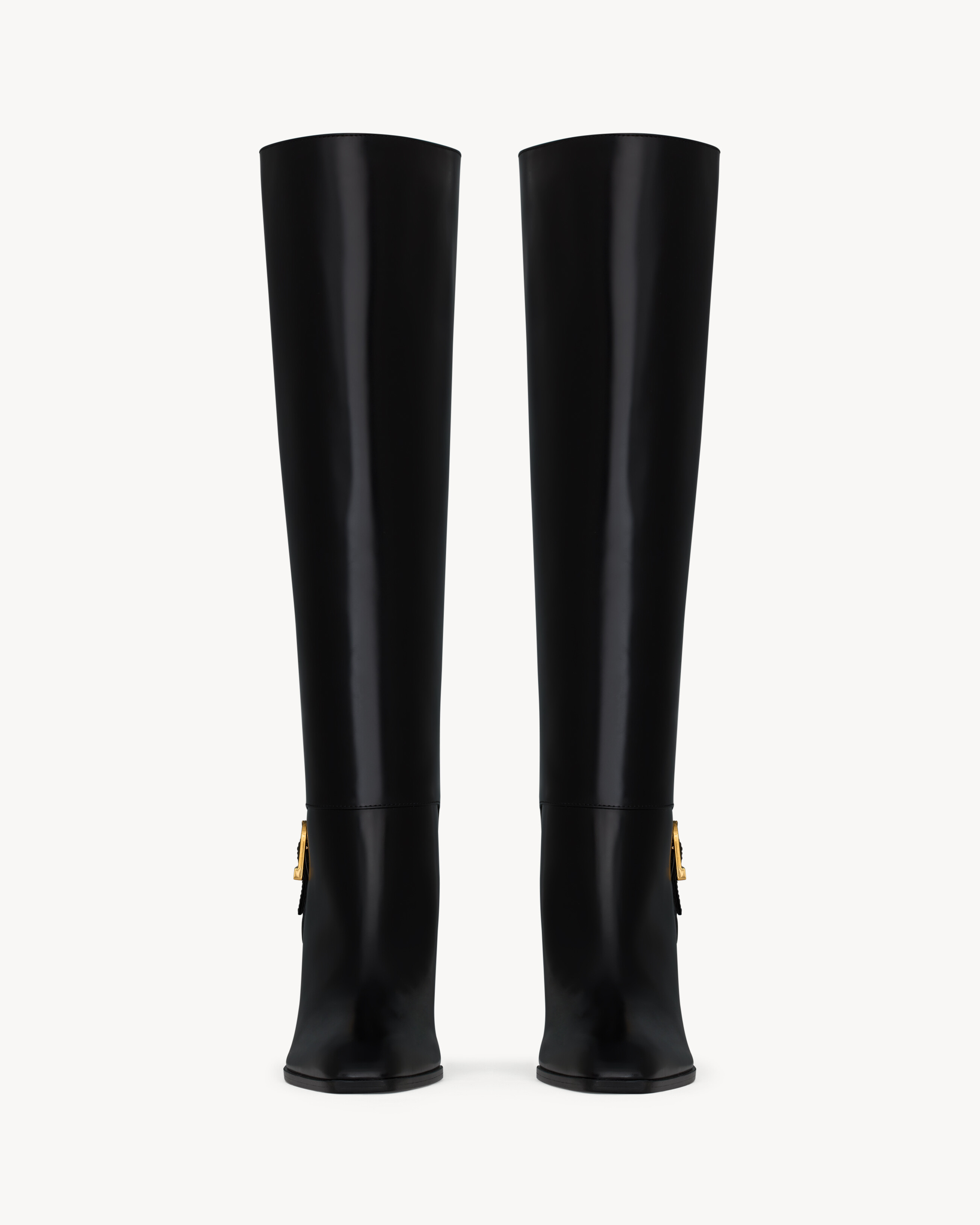 JULIA boots in smooth leather Saint Laurent YSL BR
