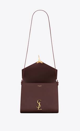 Cassandra leather handbag Saint Laurent Black in Leather - 21882508
