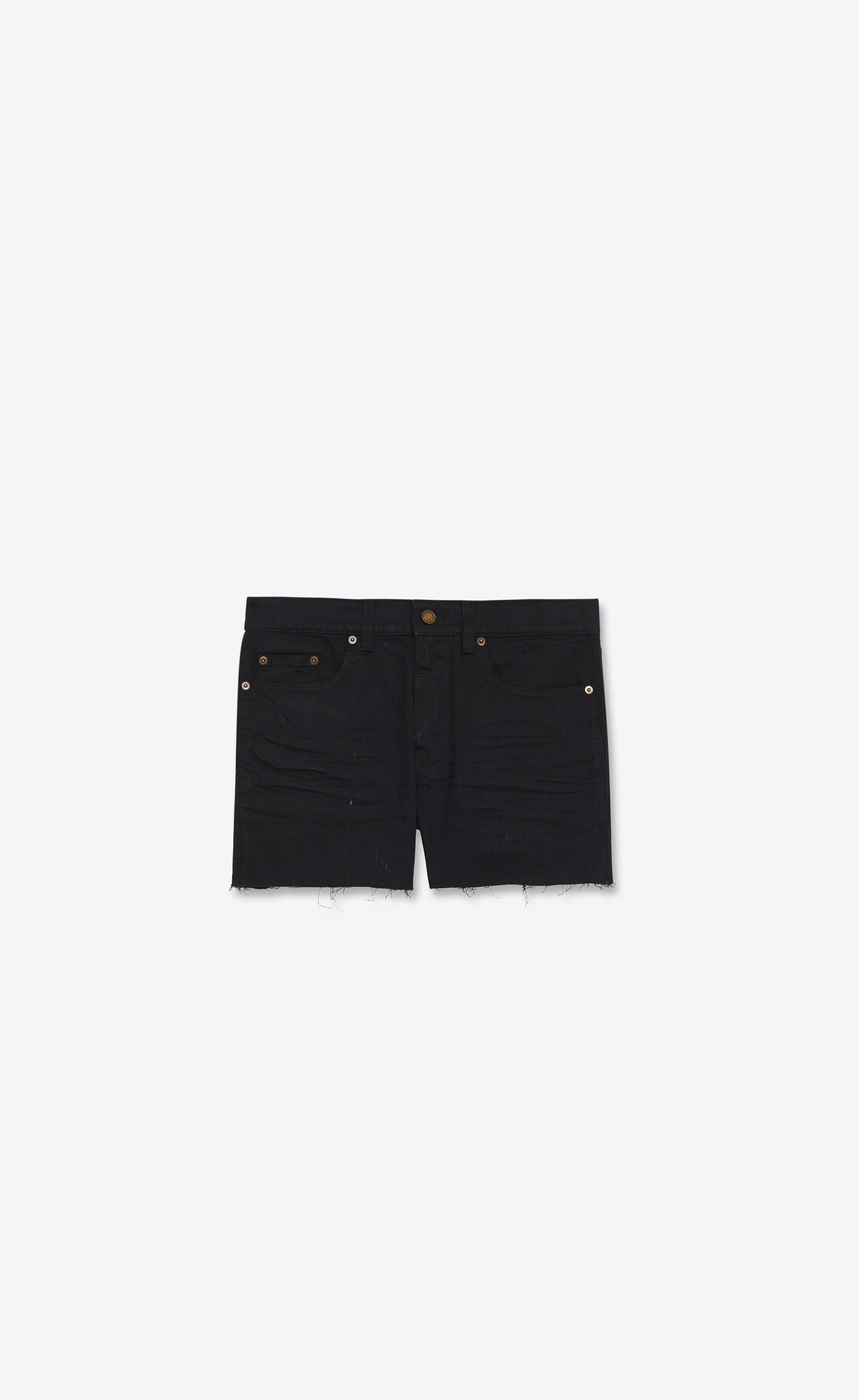 ysl jean shorts