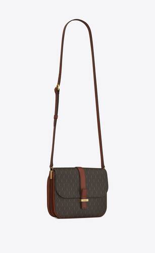 le monogramme  small satchel in cassandre canvas and smooth leather