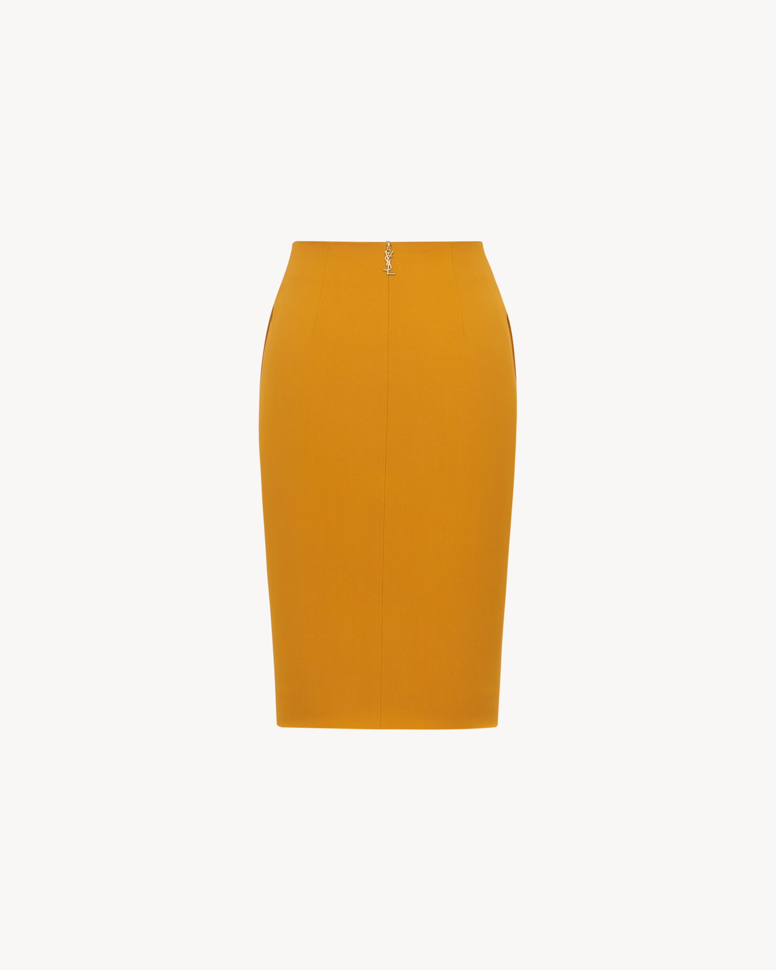 pencil skirt in satin
