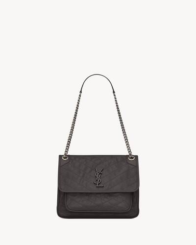 【送料&関税込】Saint Laurent Dark Blue Nylon Niki Crossbody Yves Saint Laurent Dark Blue Nylon Niki Crossbody Bag