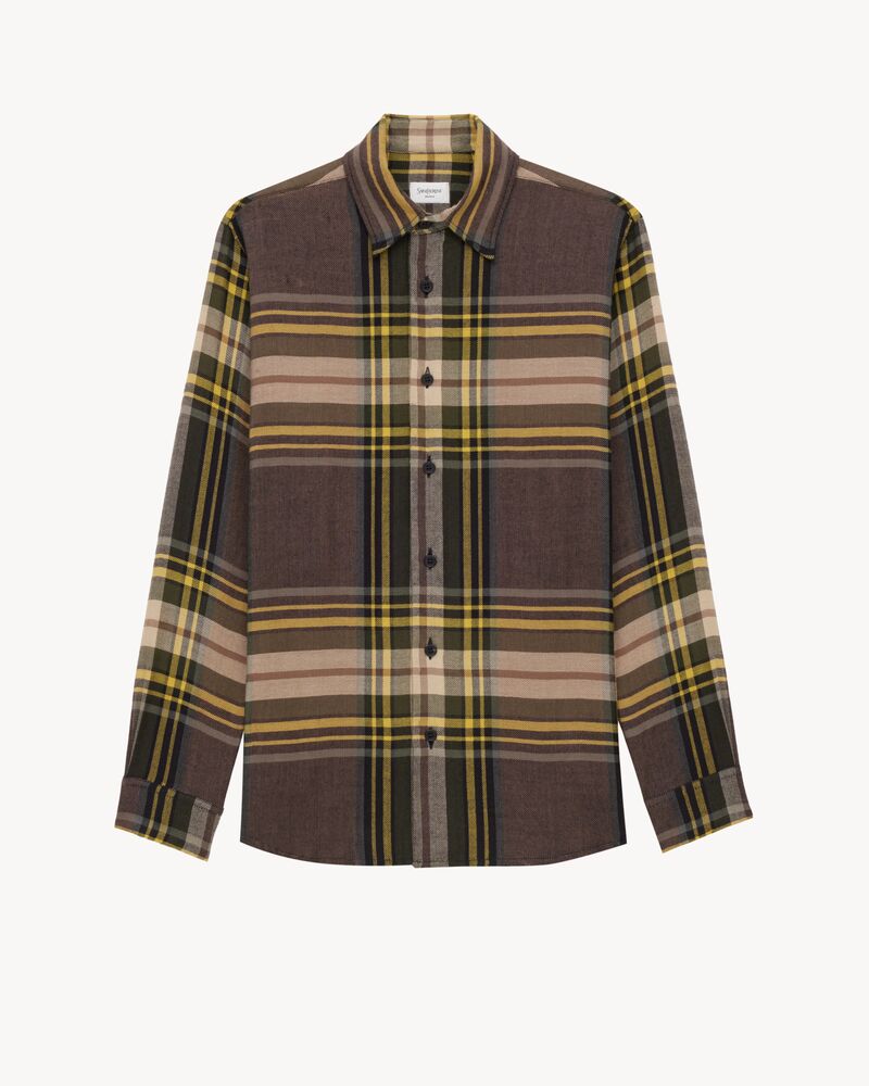 CASSANDRE shirt in tartan