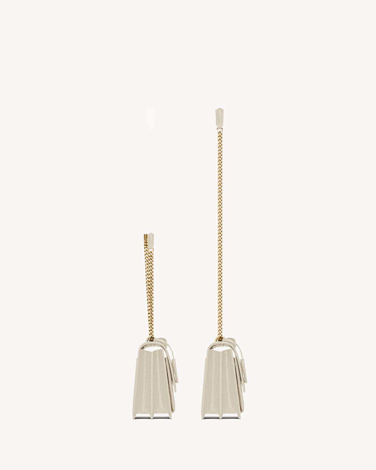 생로랑 크로커다일 엠보싱 가죽 소재의 선셋 미디엄 백 442906DND0J9207