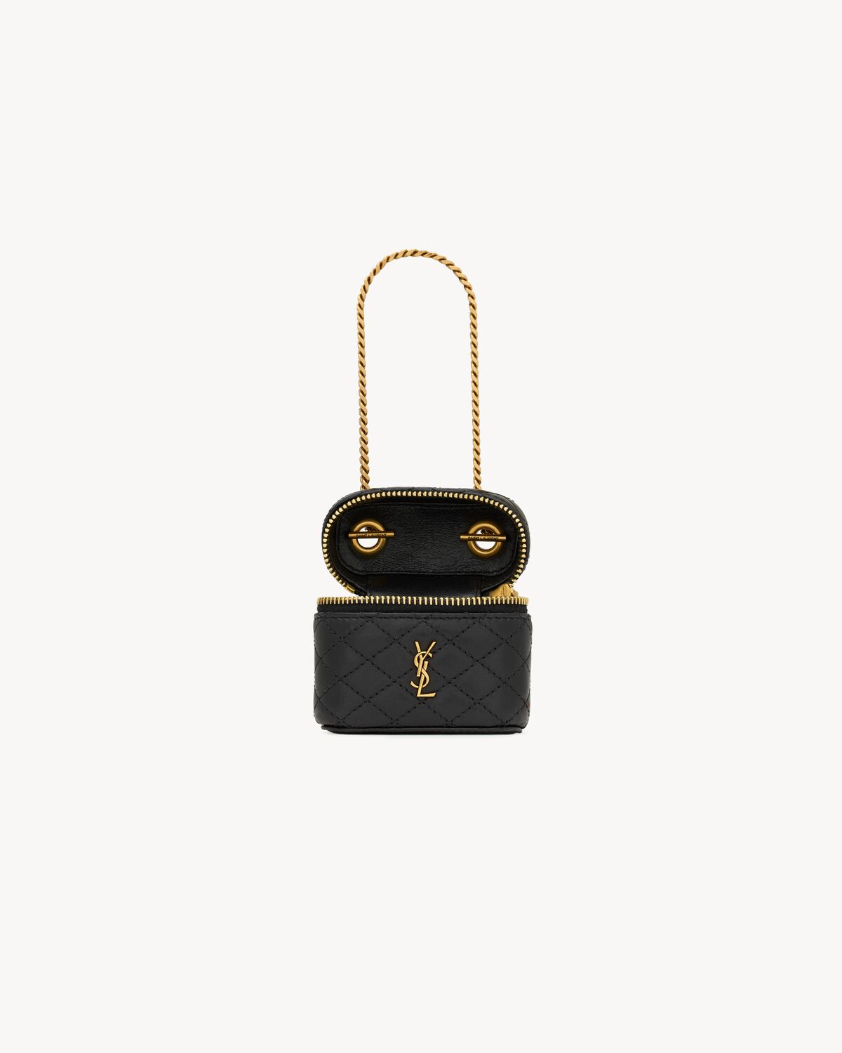 gaby vanity bag charm in lambskin