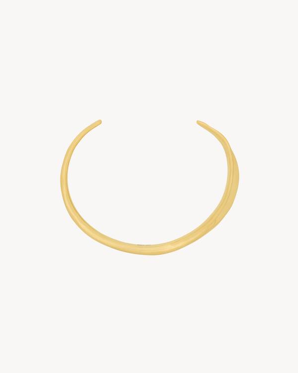 torc necklace in metal