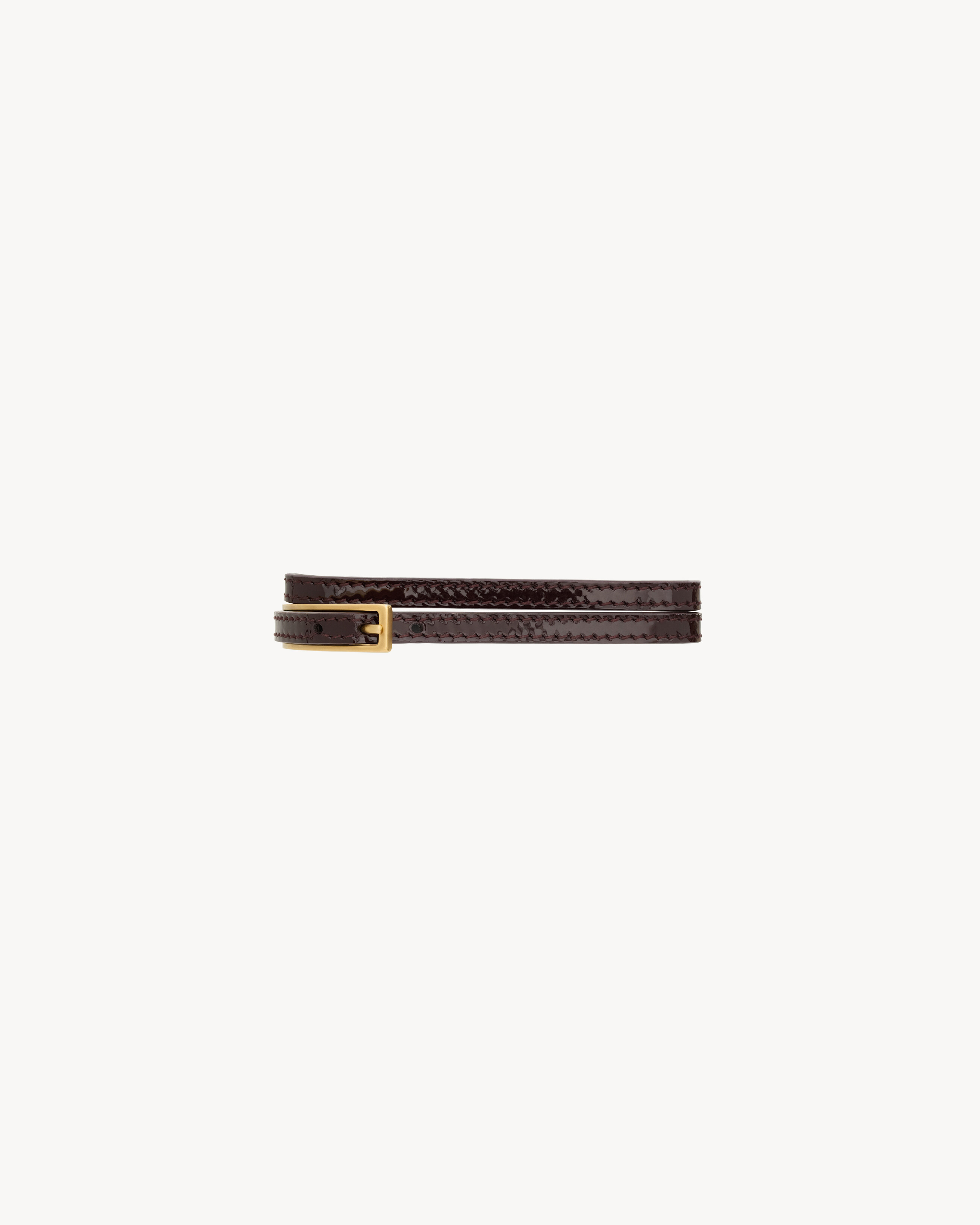 CASSANDRE buckle bracelet in leather