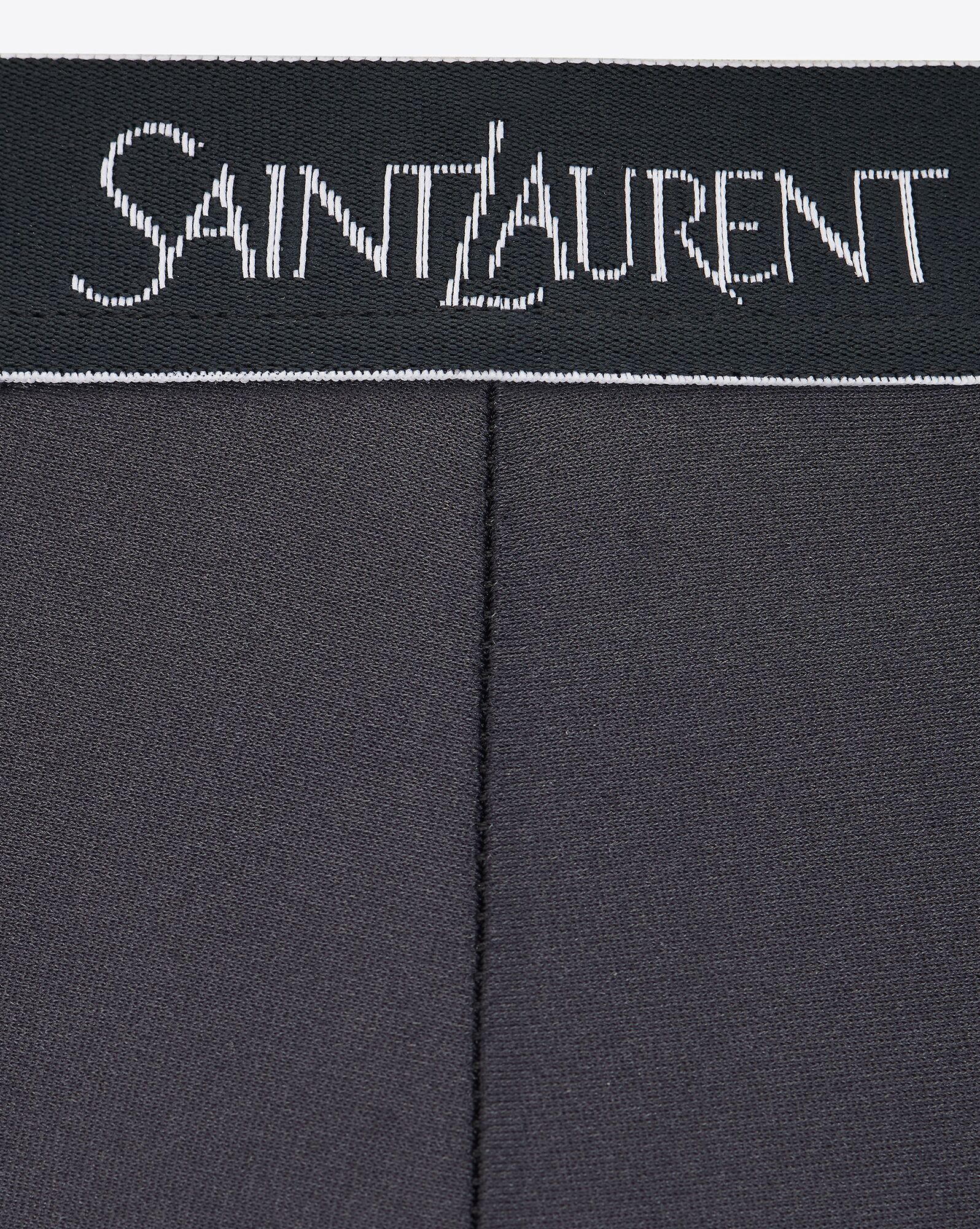 Saint Laurent Tights in Shiny Jersey