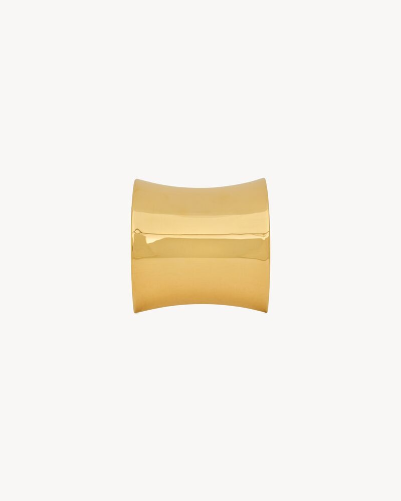 CURVED CUFF BRACELET IN METAL