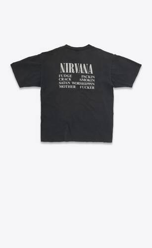 nirvana t-shirt in cotton
