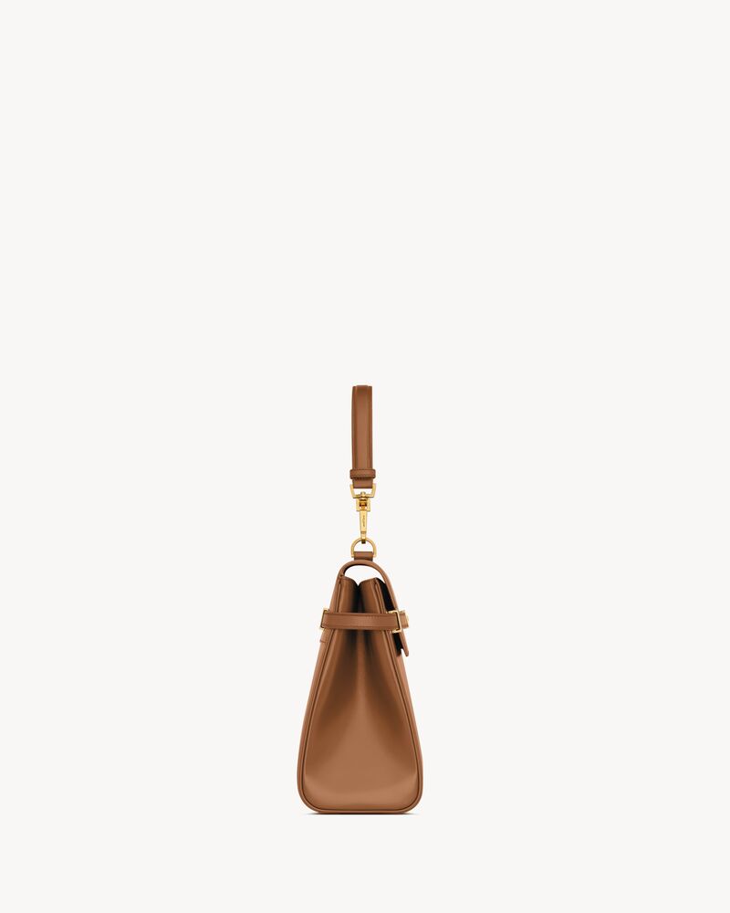 MANHATTAN Top Handle-Tasche aus Box Saint Laurent