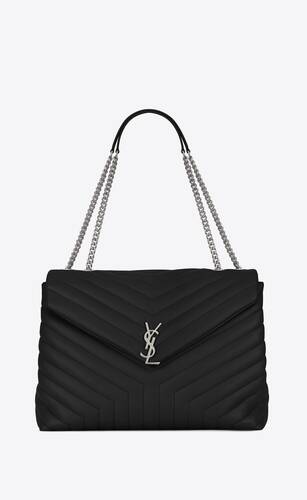 loulou large bag in matelassé "y" leather