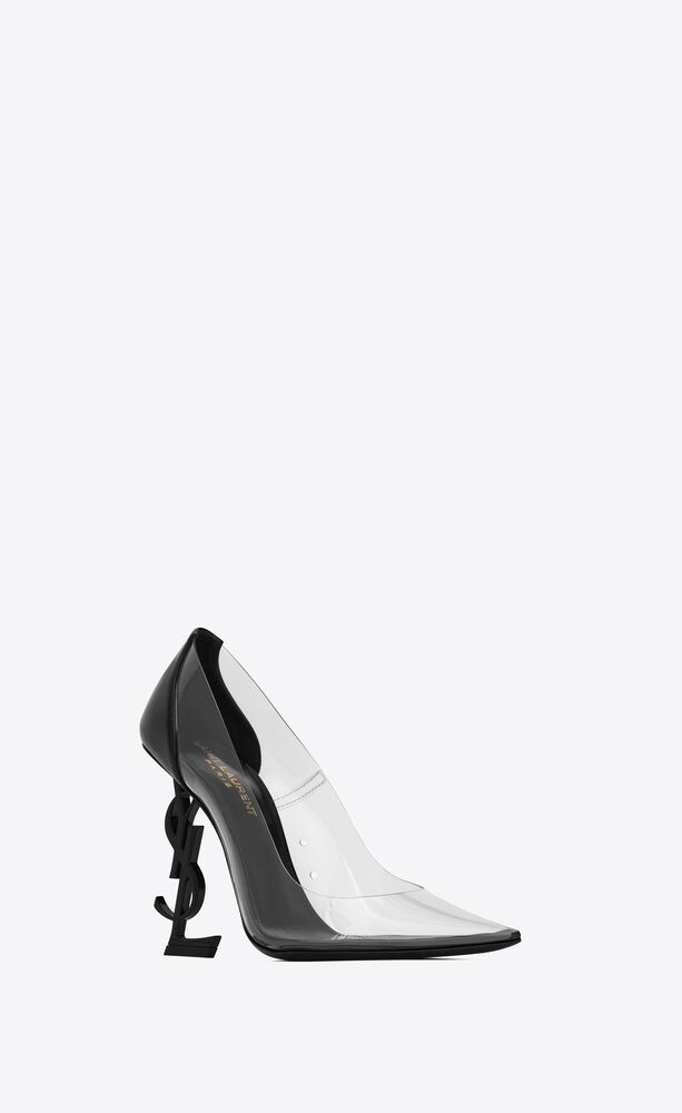 Opyum pumps in tpu and patent leather with black heel | Saint Laurent | YSL.com