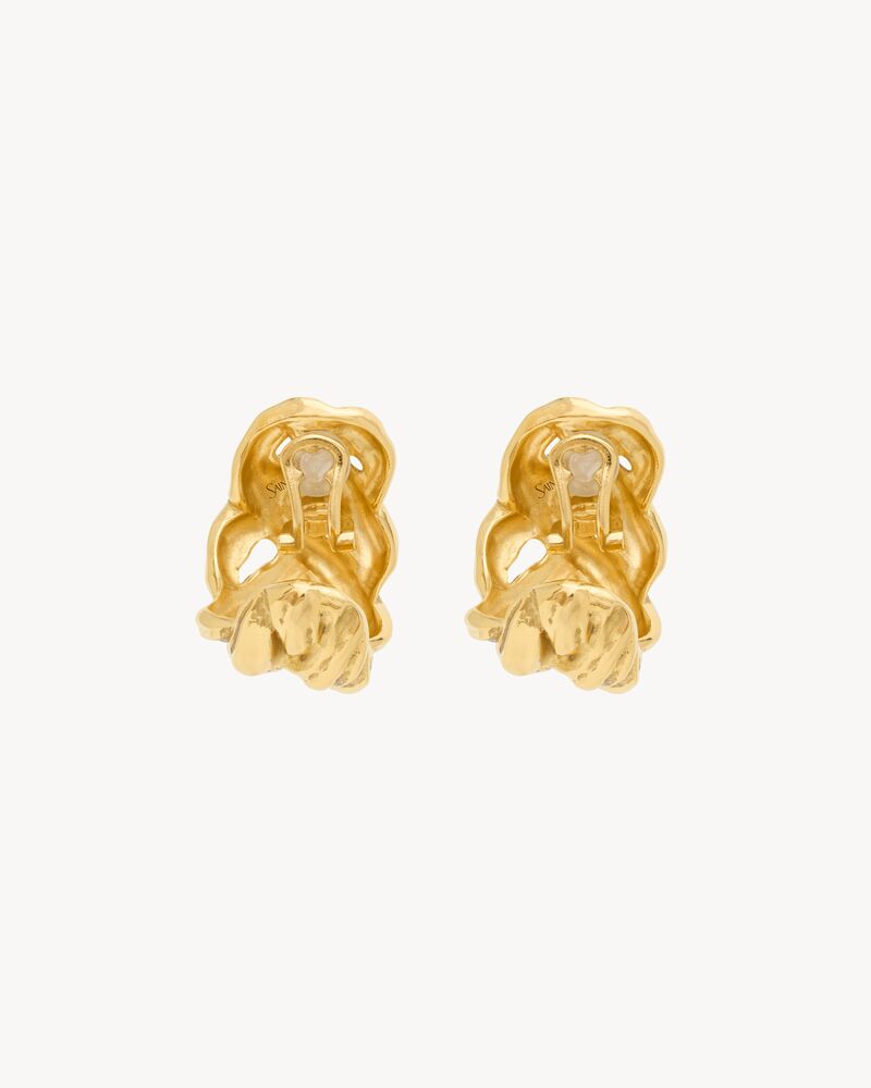 BOUCLES D’OREILLES À CHAÎNE ÉPI EN MÉTAL