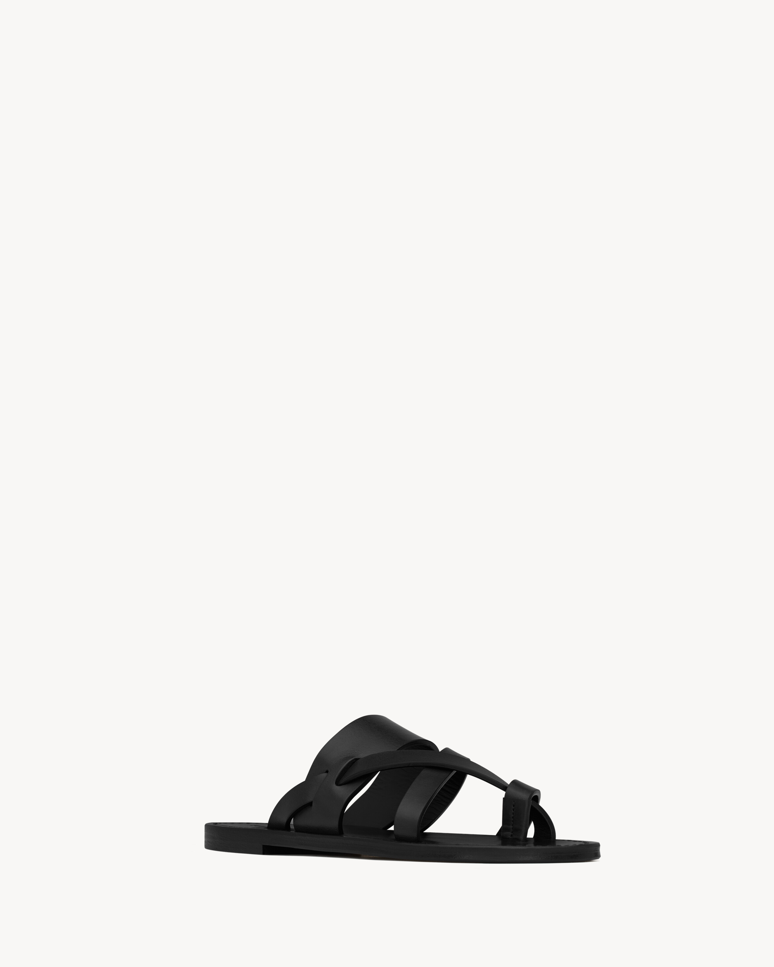 CULVER slides in smooth leather
