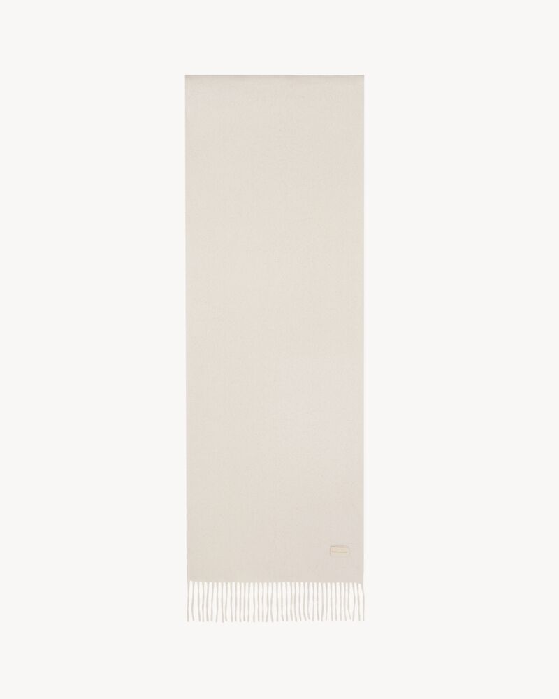 Signature scarf in cashmere jacquard